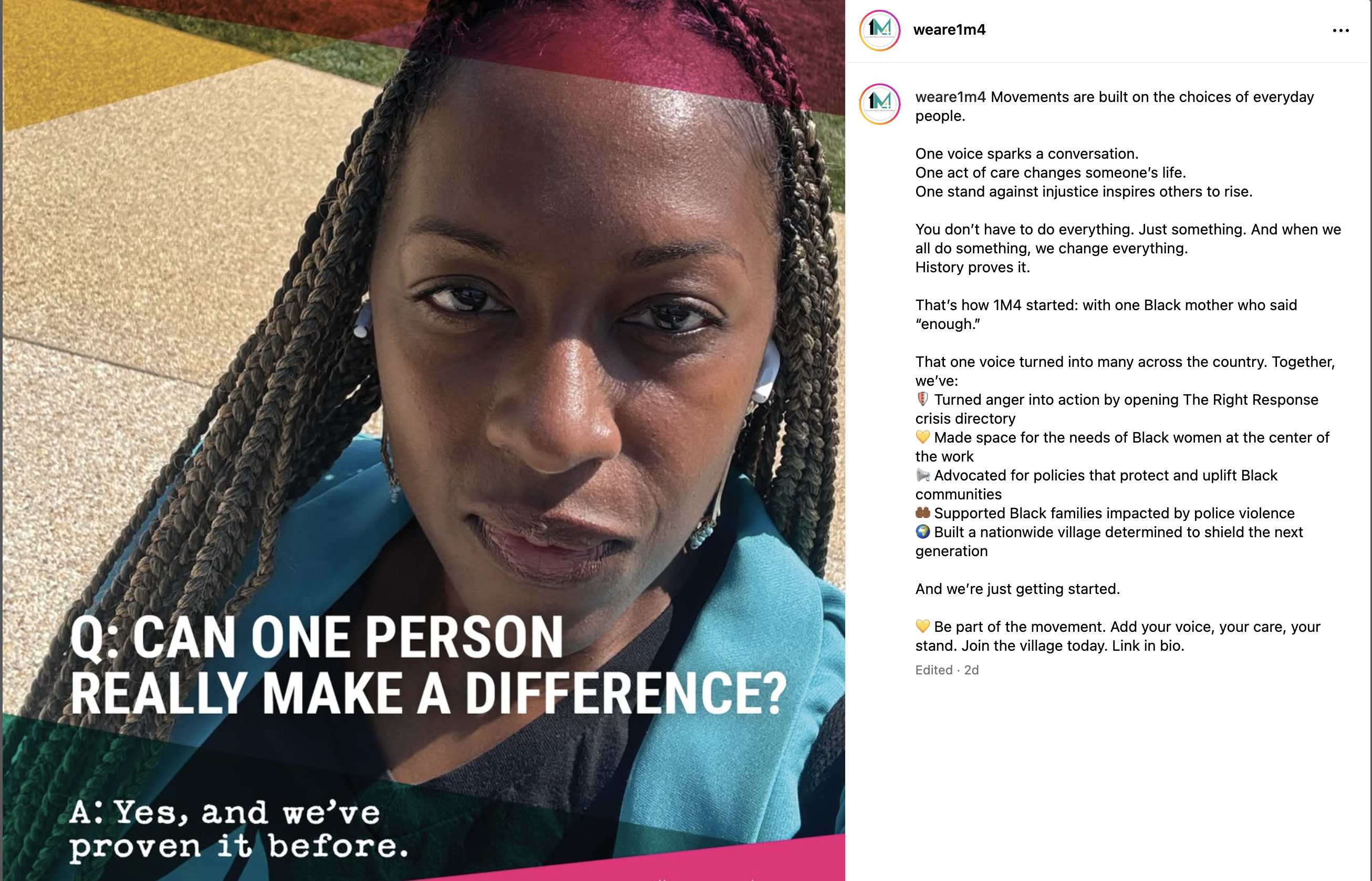 Can one person really make a difference?