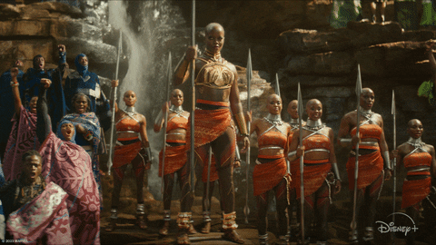 Black Panther movie gif black women