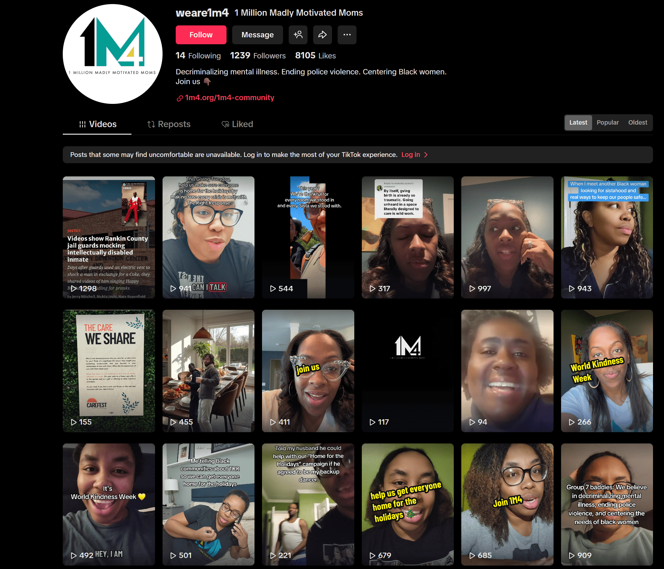 Follow 1M4 on TIkTok