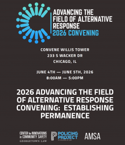 2026 Advancing the Field of Alternative Response